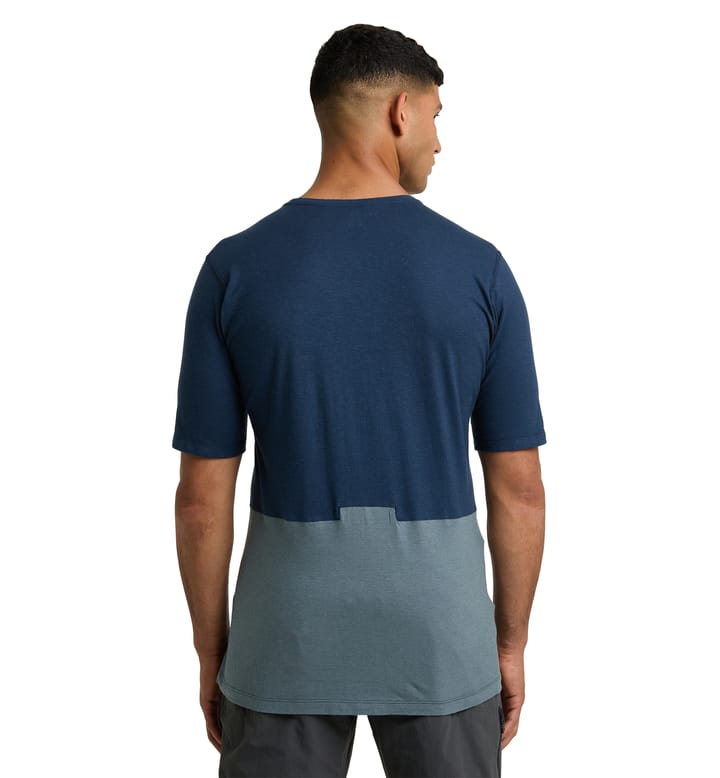 ROC Grip Tee Men Tarn Blue/Steel Blue