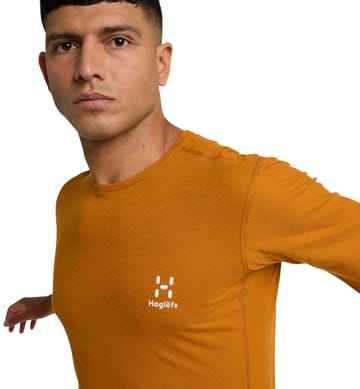 ROC Grip Tee Men Golden brown/Sunny yellow