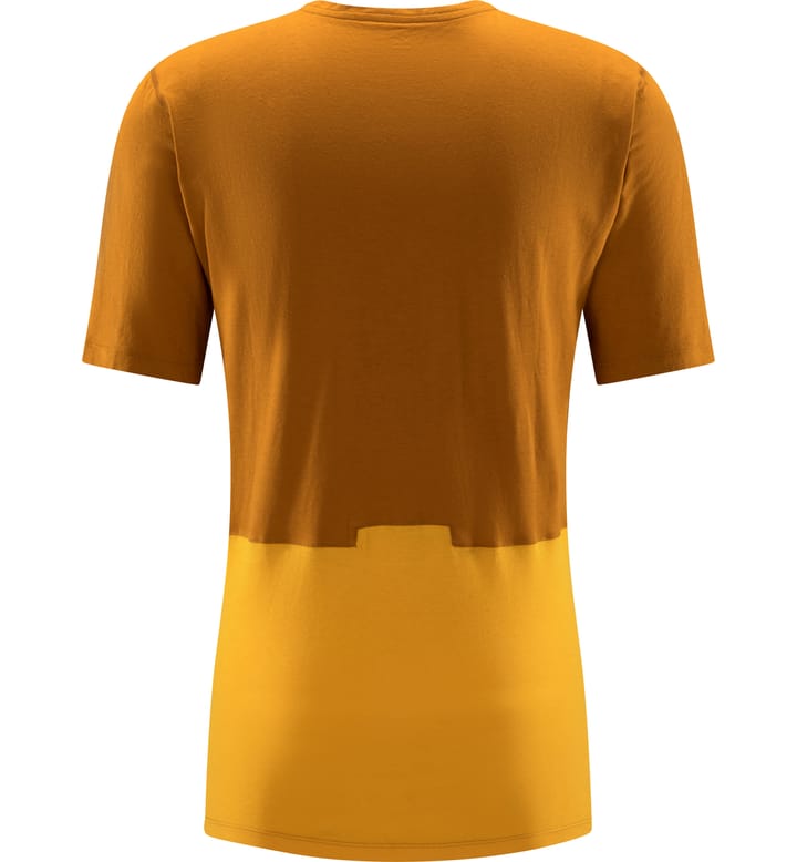 ROC Grip Tee Men Golden brown/Sunny yellow