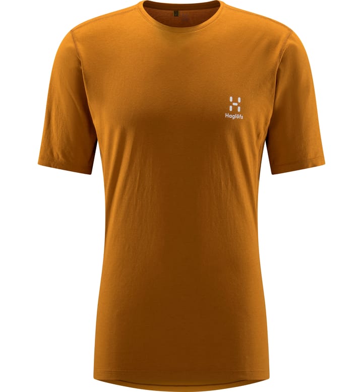 ROC Grip Tee Men Golden brown/Sunny yellow