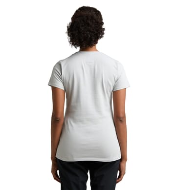 Outsider By Nature Print Tee Women Stone Grey
