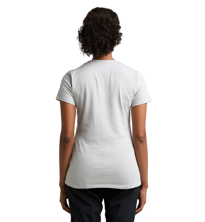 Outsider By Nature Print Tee Women Stone Grey Outsider By Nature Print Tee Women Stone Grey