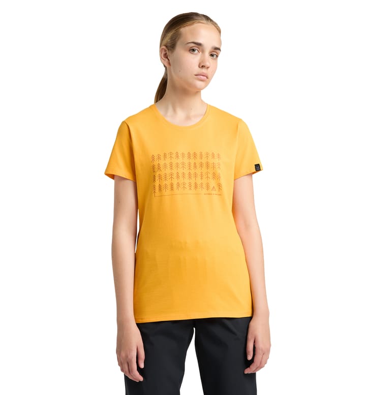 Outsider By Nature Print Tee Women Sunny Yellow