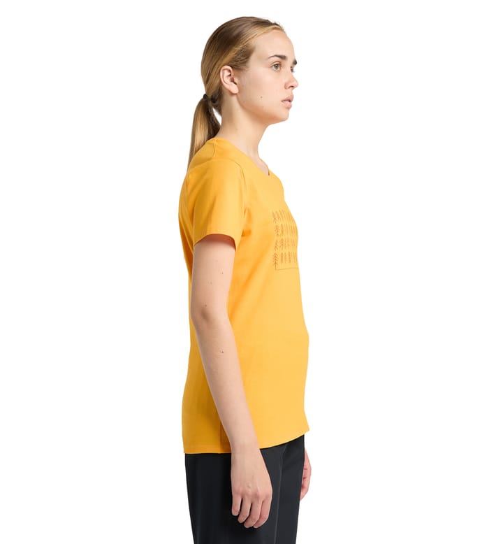 Outsider By Nature Print Tee Women Sunny Yellow