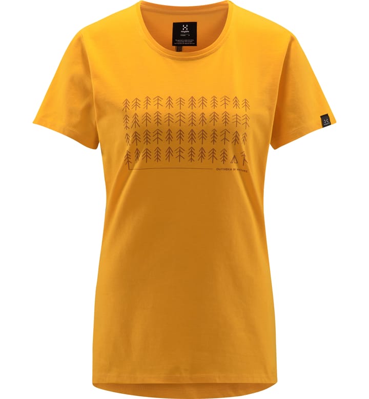 Outsider By Nature Print Tee Women Sunny Yellow Outsider By Nature Print Tee Women Sunny Yellow