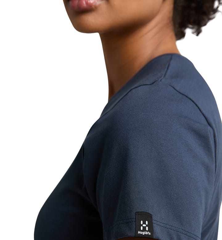 Outsider By Nature Tee Women Tarn Blue Outsider By Nature Tee Women Tarn Blue