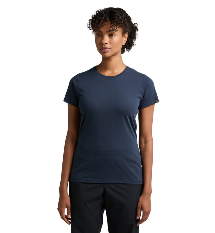 Outsider By Nature Tee Women Tarn Blue Outsider By Nature Tee Women Tarn Blue