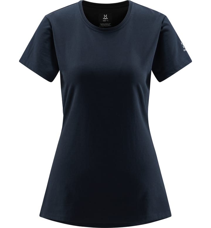 Outsider By Nature Tee Women Tarn Blue