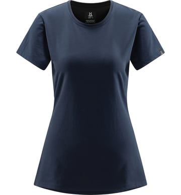 Outsider By Nature Tee Women Tarn Blue