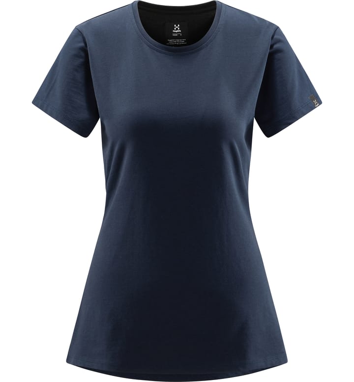 Outsider By Nature Tee Women Tarn Blue