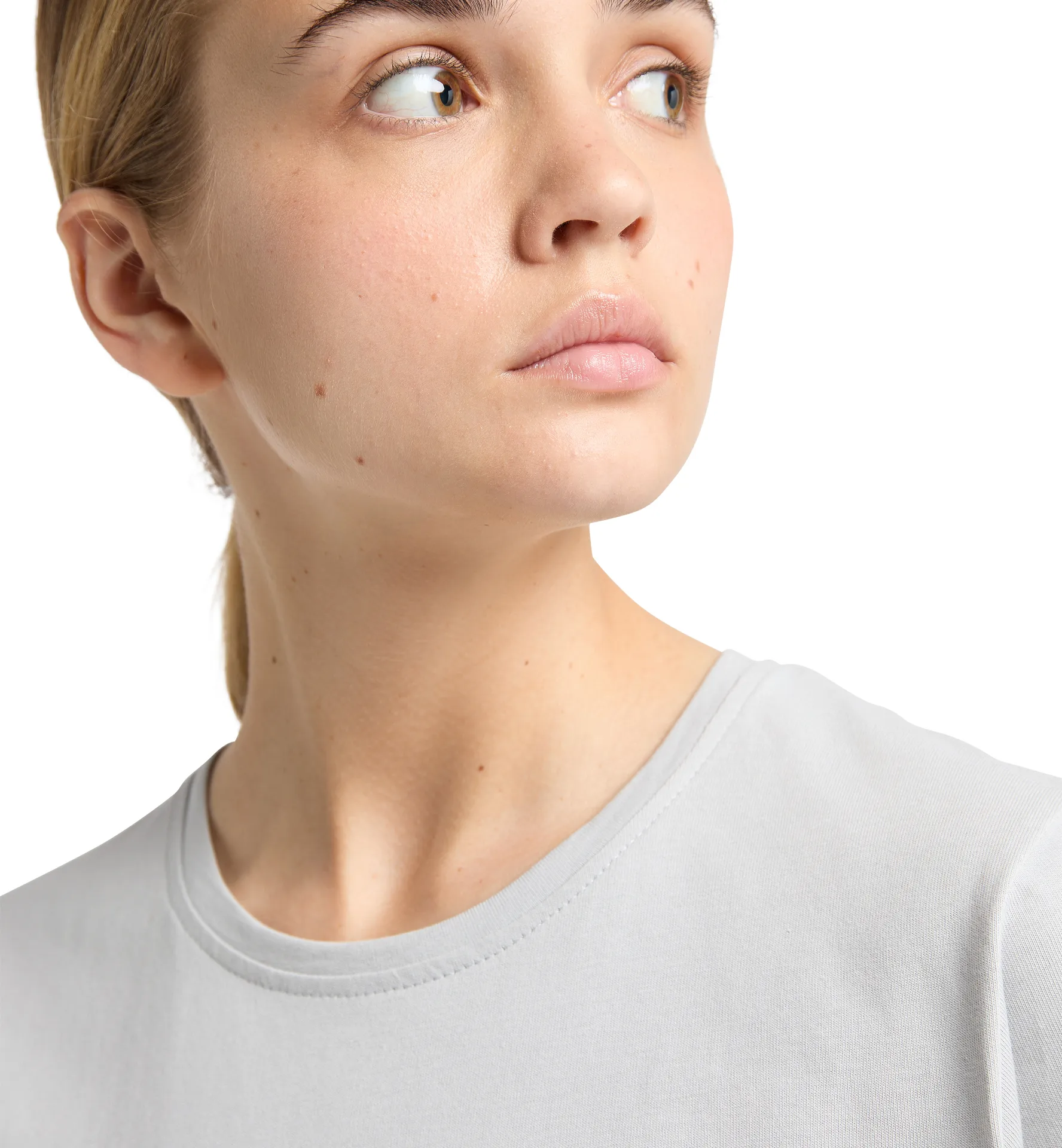 Outsider By Nature Tee Women Stone Grey