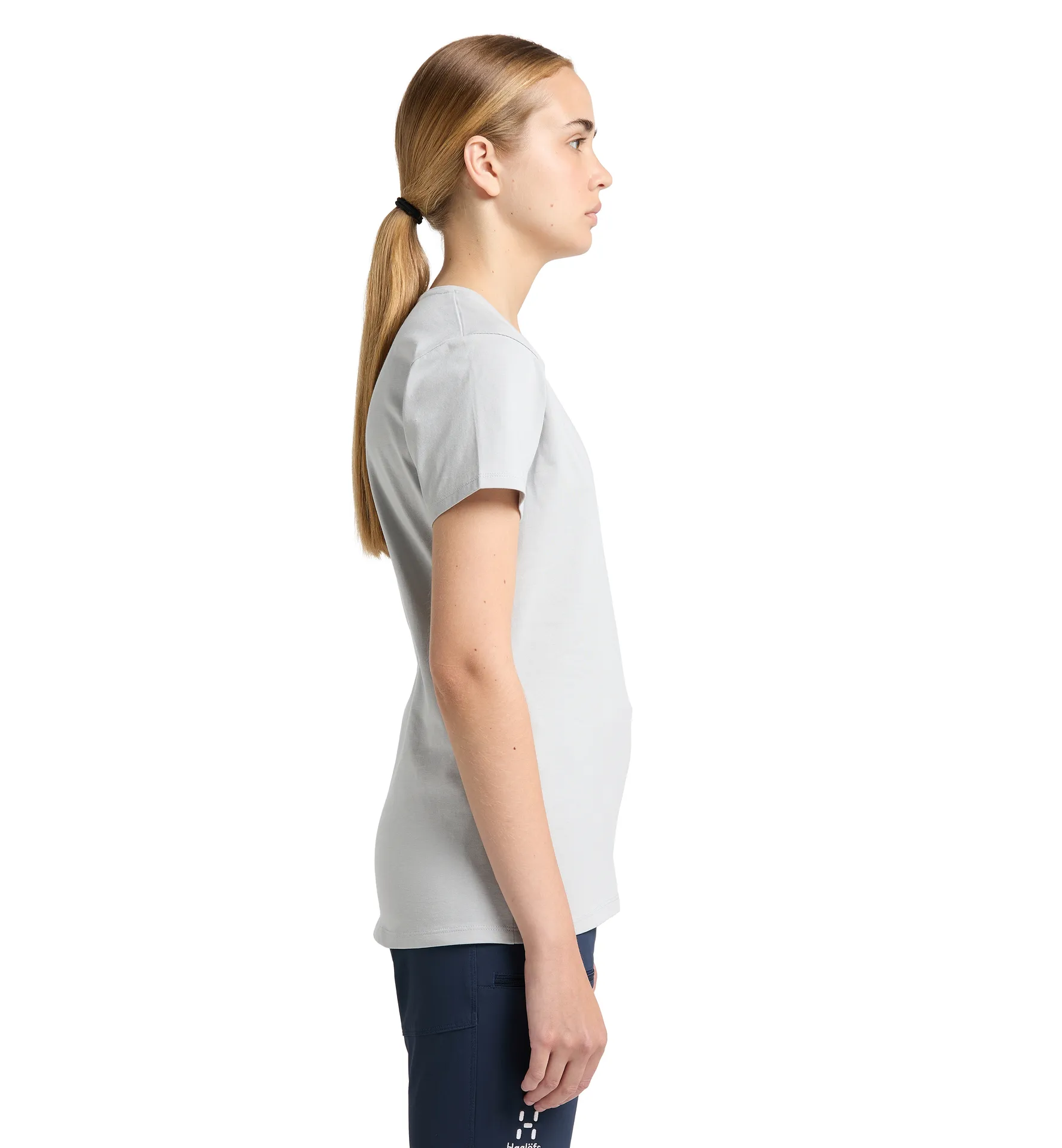 Outsider By Nature Tee Women Stone Grey