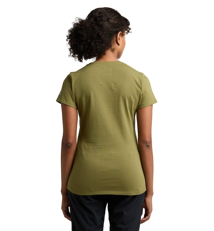 Outsider By Nature Tee Women Olive Green