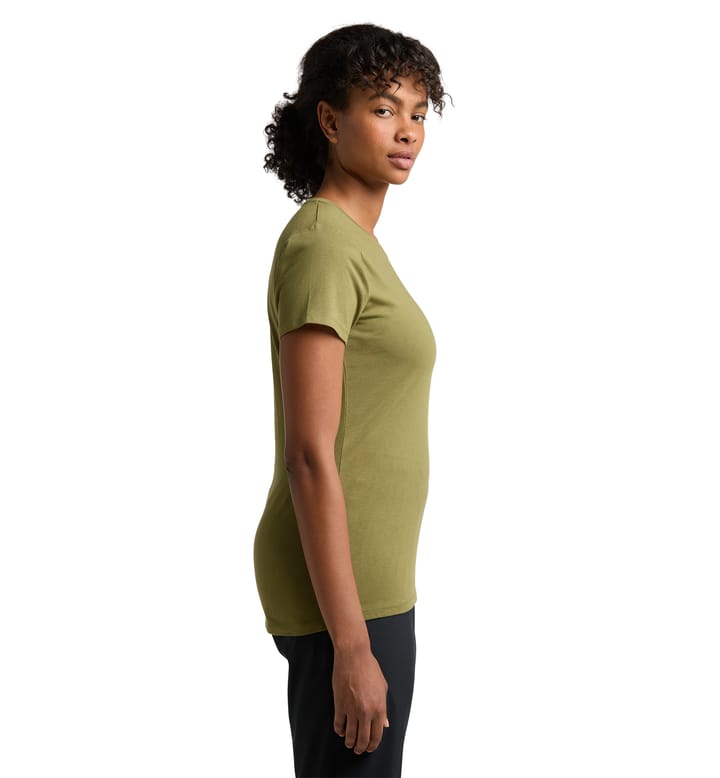 Outsider By Nature Tee Women Olive Green