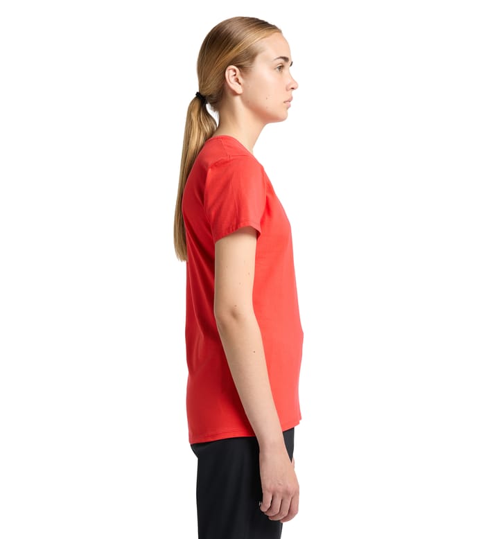 Outsider By Nature Tee Women Poppy Red