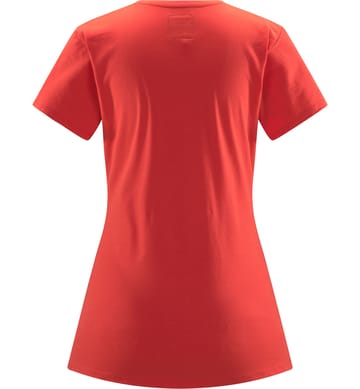 Outsider By Nature Tee Women Poppy Red