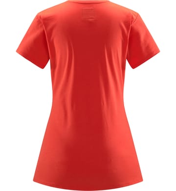 Outsider By Nature Tee Women Poppy Red