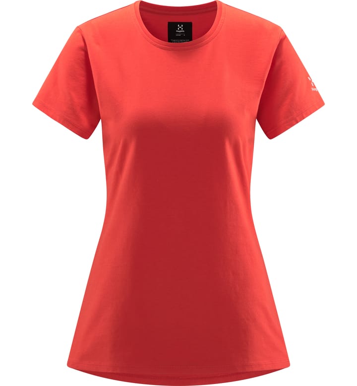 Outsider By Nature Tee Women Poppy Red