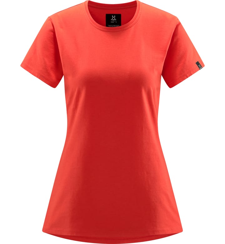 Outsider By Nature Tee Women Poppy Red