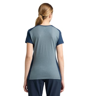 ROC Grip Tee Women Steel Blue/Tarn Blue