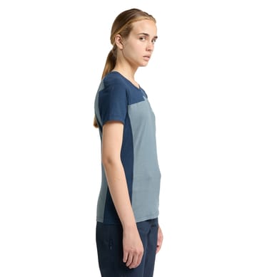 ROC Grip Tee Women Steel Blue/Tarn Blue