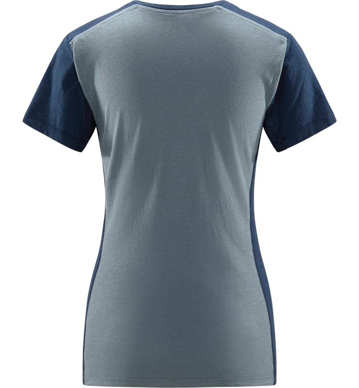 ROC Grip Tee Women Steel blue/Tarn blue