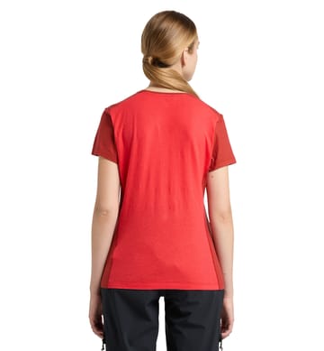 ROC Grip Tee Women Poppy Red/Corrosion