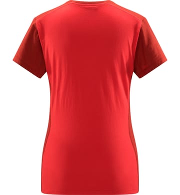 ROC Grip Tee Women Poppy Red/Corrosion