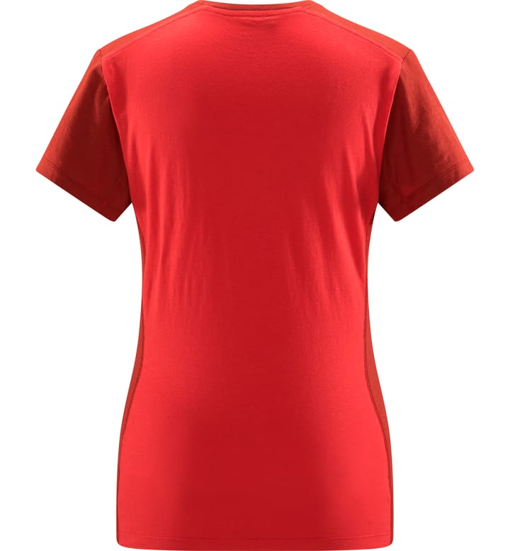 ROC Grip Tee Women Poppy red/Corrosion