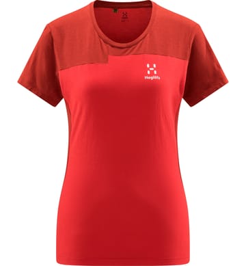 ROC Grip Tee Women Poppy Red/Corrosion