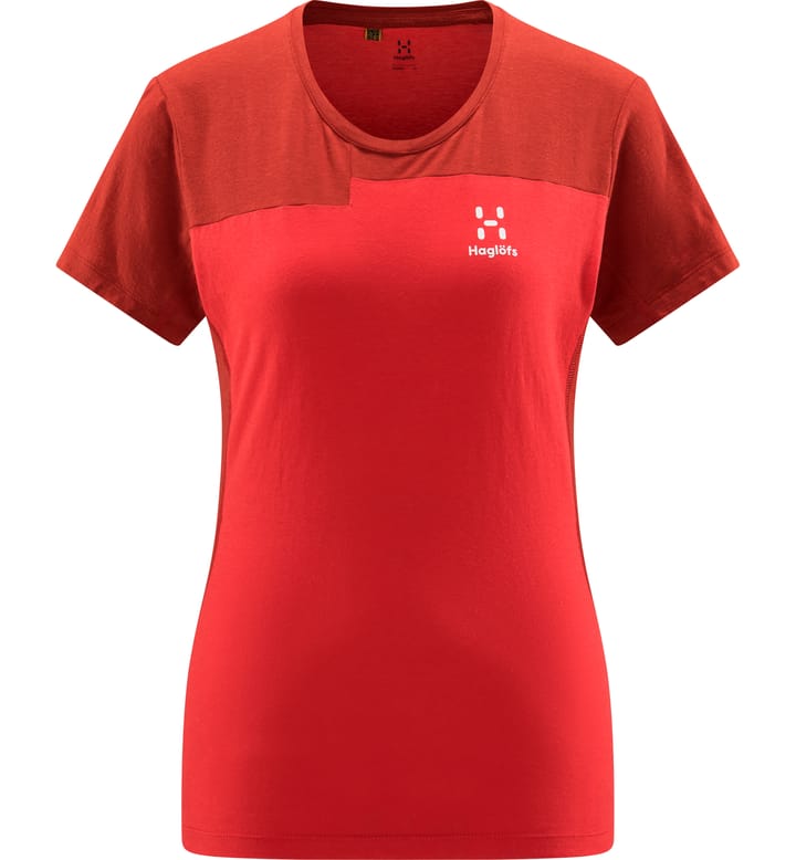 ROC Grip Tee Women Poppy Red/Corrosion