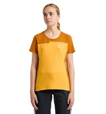 ROC Grip Tee Women Sunny Yellow/Golden Brown