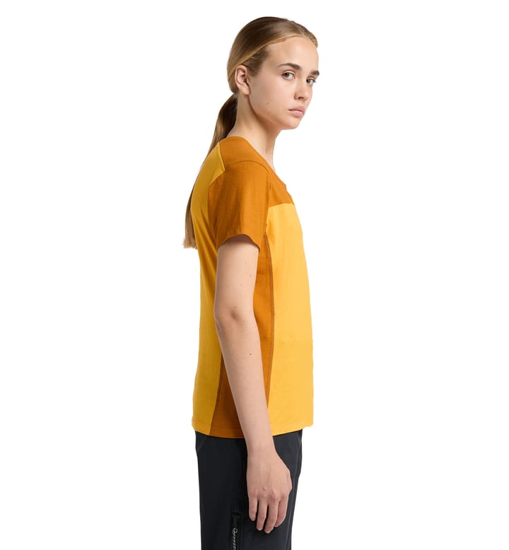 ROC Grip Tee Women Sunny Yellow/Golden Brown