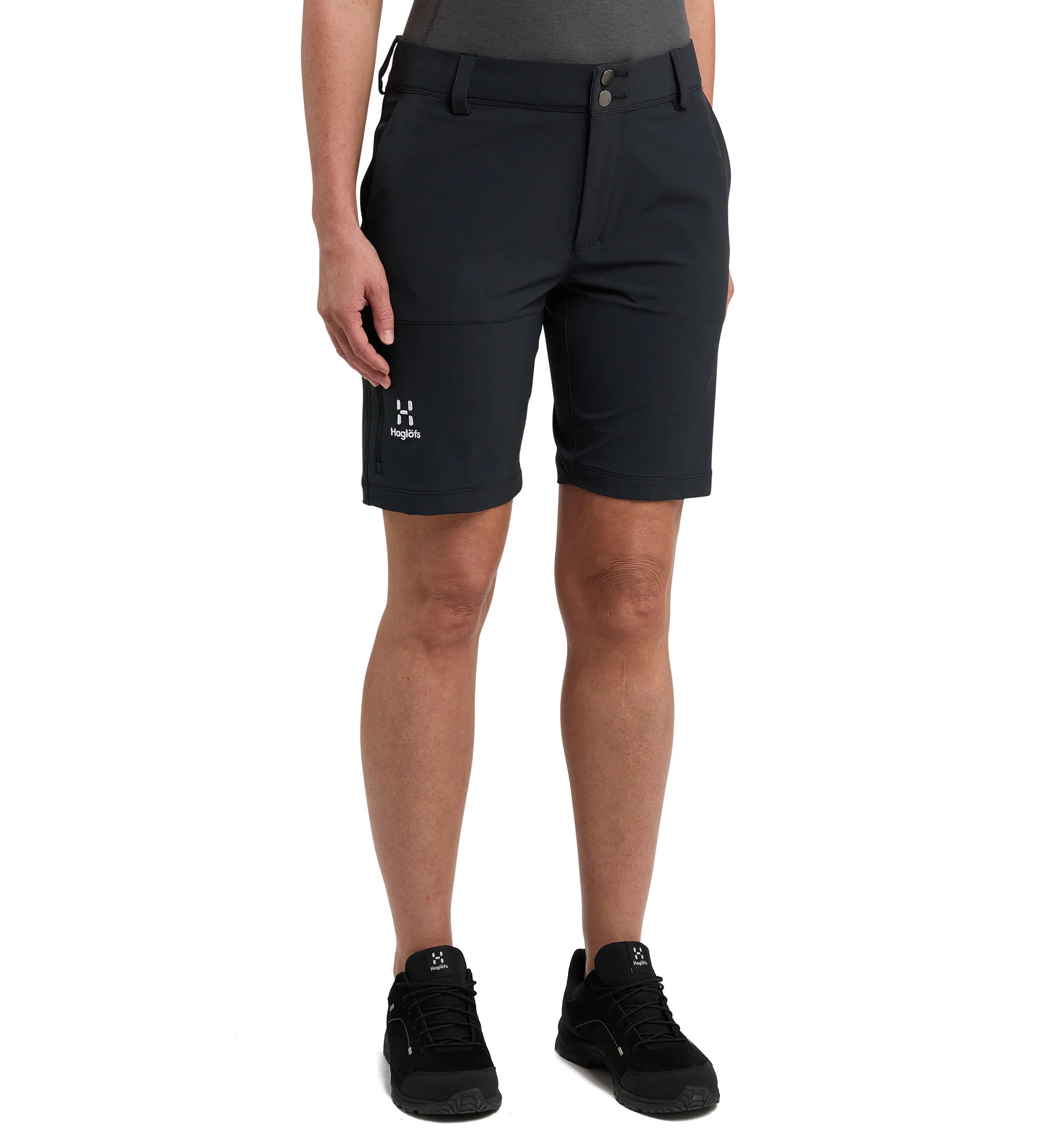 Morän Softshell Shorts Women True Black