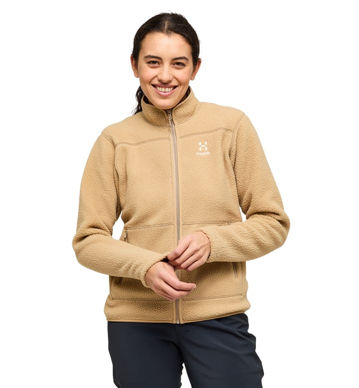 Mossa Pile Jacket Women Sand