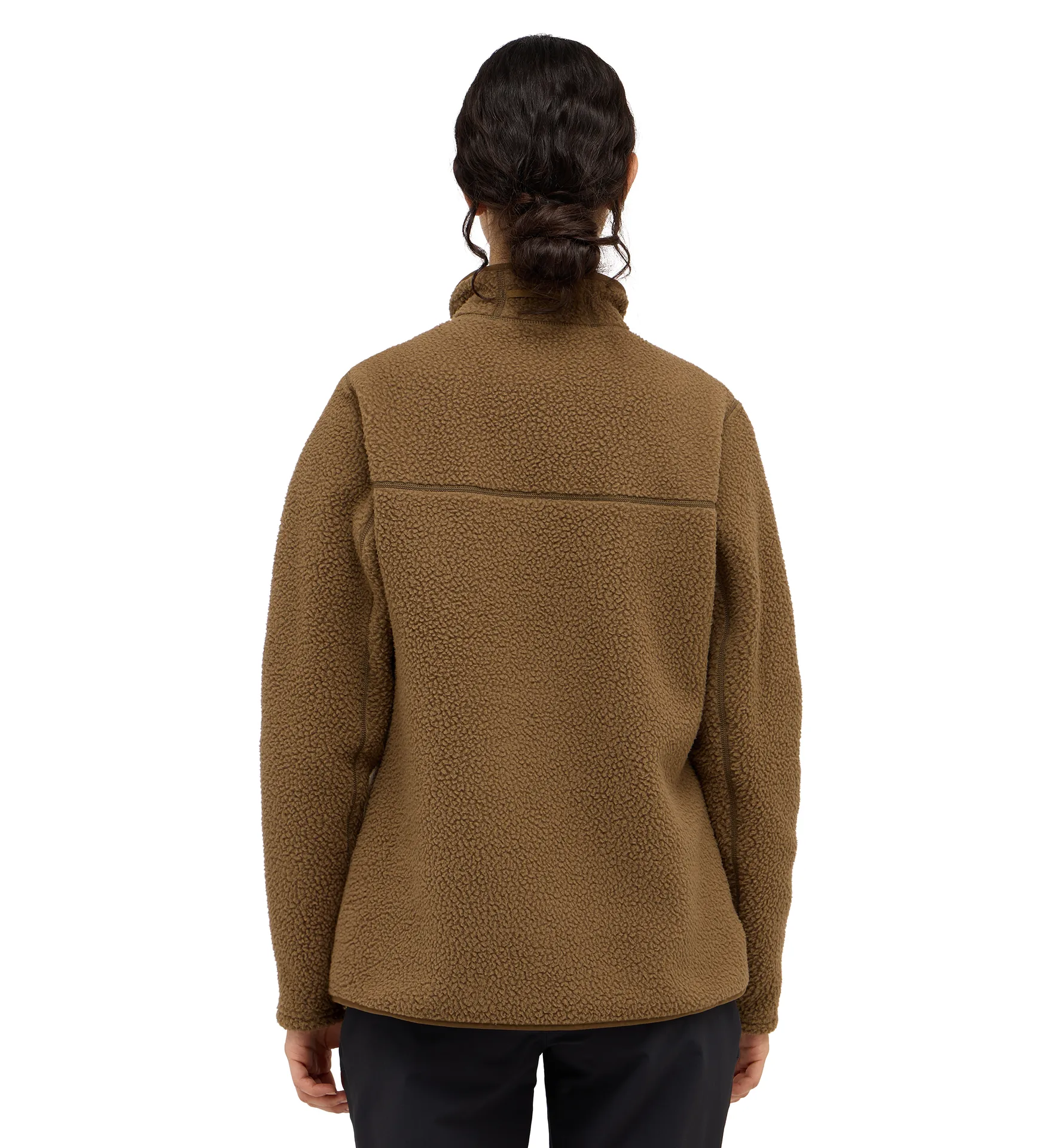 Mossa Pile Jacket Women Teak Brown