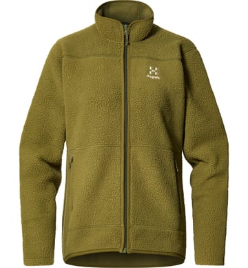 Mossa Pile Jacket Women Olive Green