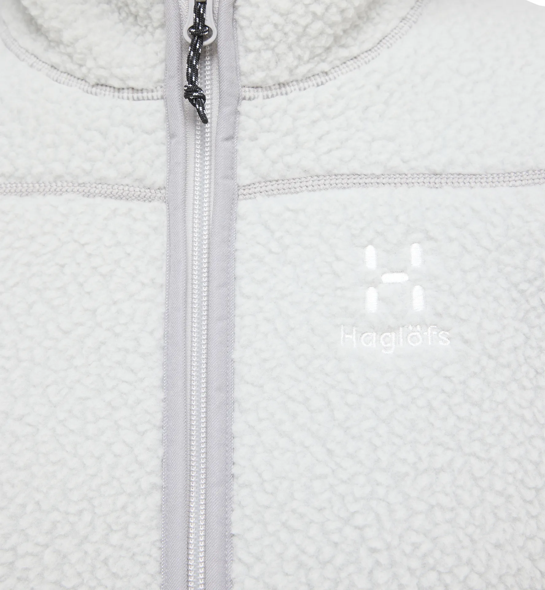 Mossa Pile Jacket Women Stone Grey Melange