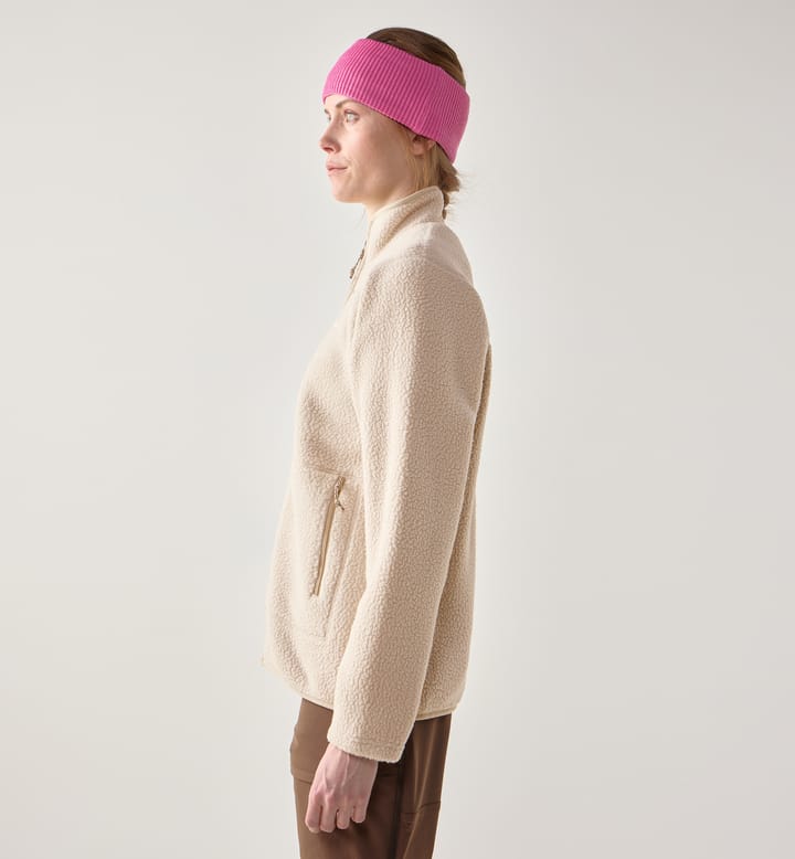 Mossa Pile Jacket Women Chalk Beige Mossa Pile Jacket Women Chalk Beige