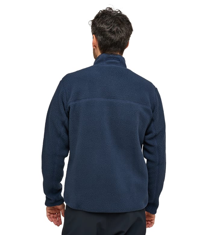 Mossa Pile Jacket Men Tarn Blue