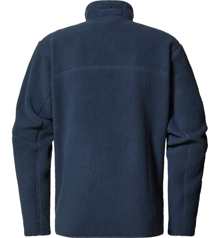 Mossa Pile Jacket Men Tarn Blue