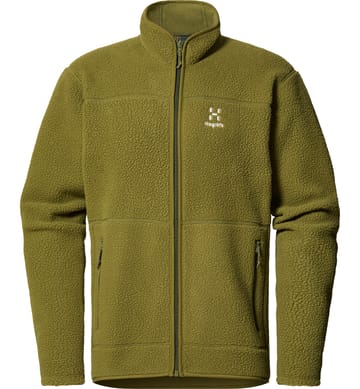 Mossa Pile Jacket Men Olive Green