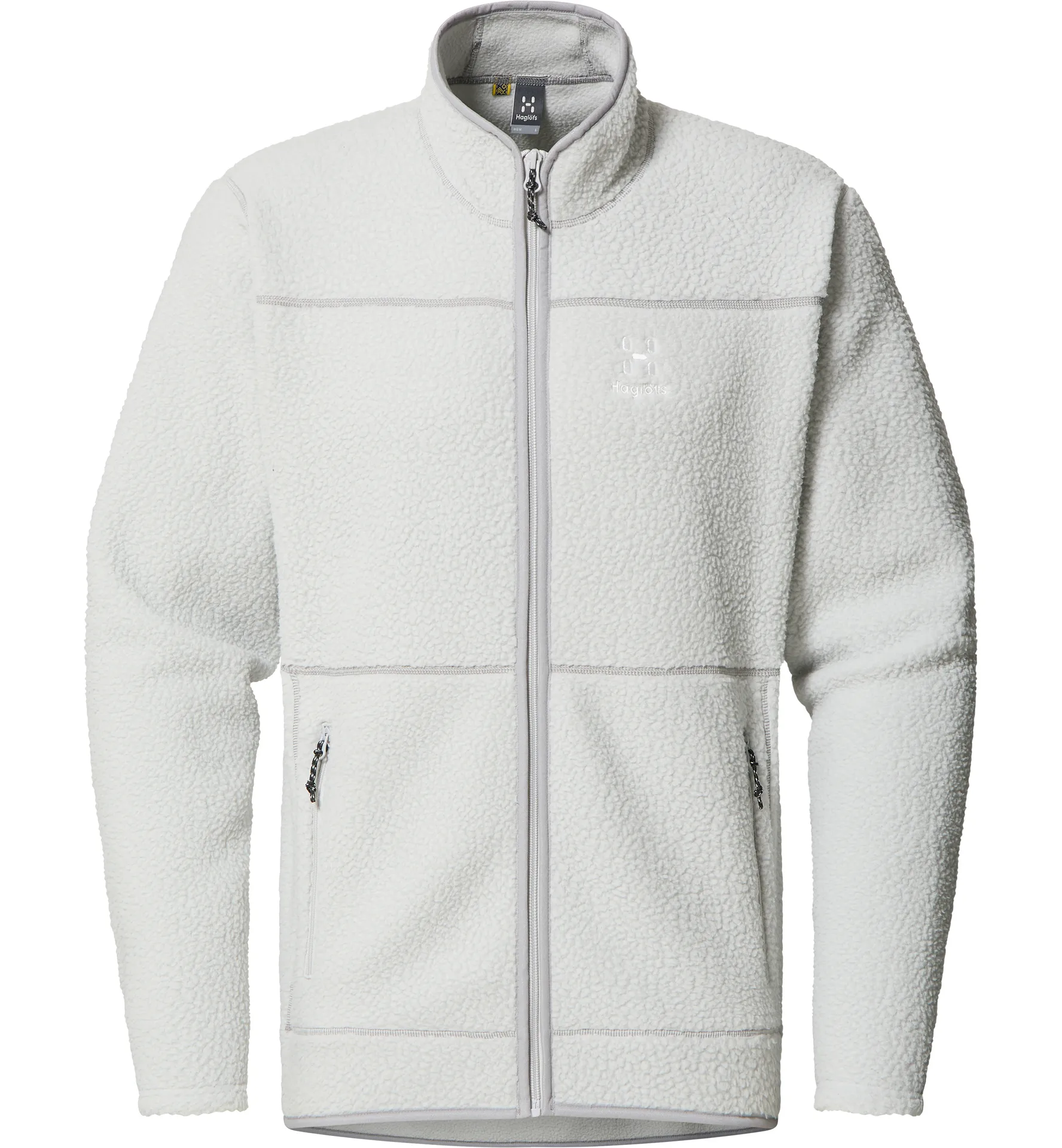 Mossa Pile Jacket Men Stone Grey Melange