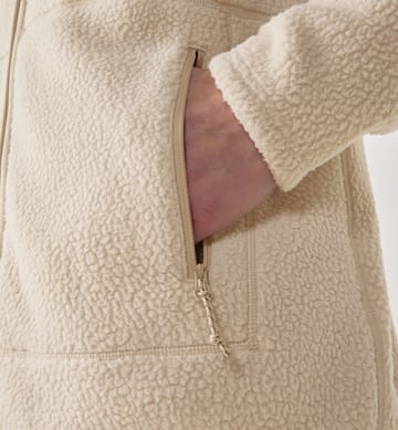 Mossa Pile Jacket Men Chalk Beige