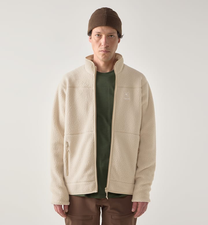 Mossa Pile Jacket Men Chalk Beige Mossa Pile Jacket Men Chalk Beige