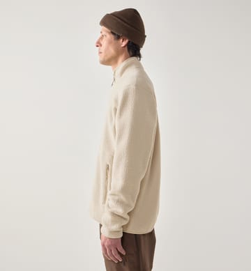 Mossa Pile Jacket Men Chalk Beige