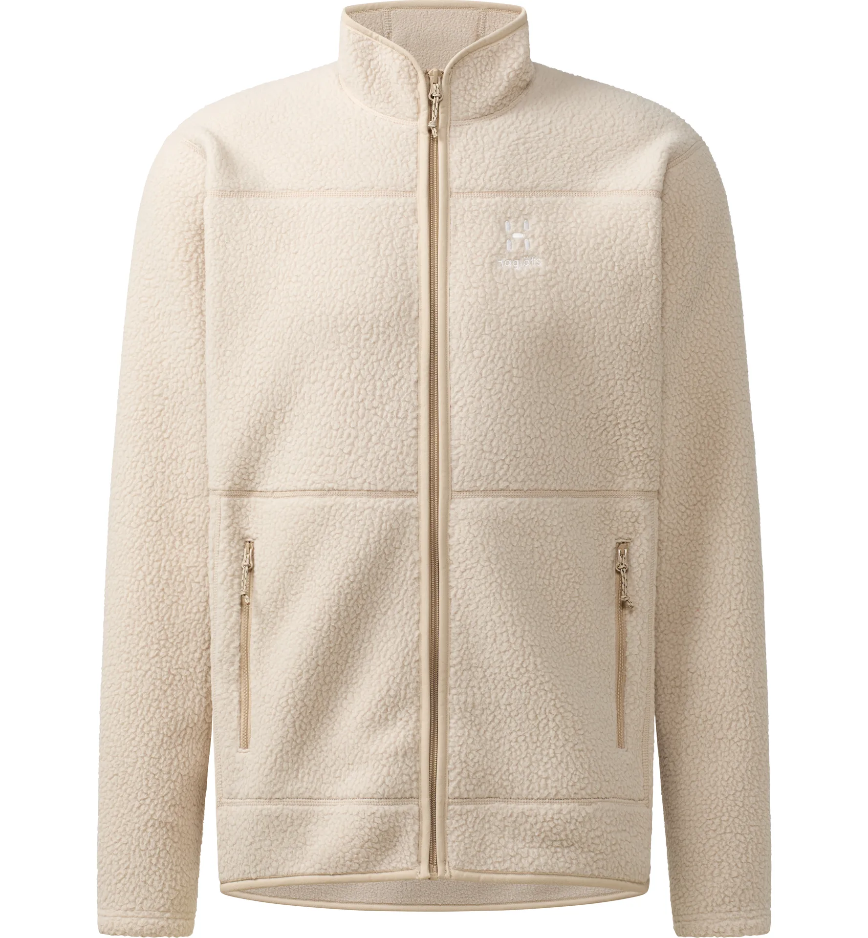 Mossa Pile Jacket Men Chalk Beige