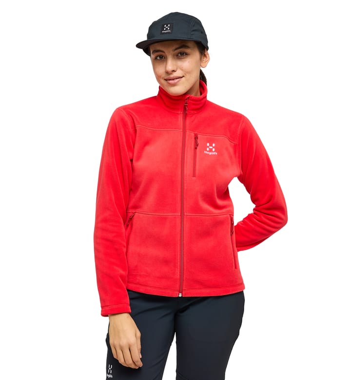 Kaise Mid Jacket Women Poppy Red