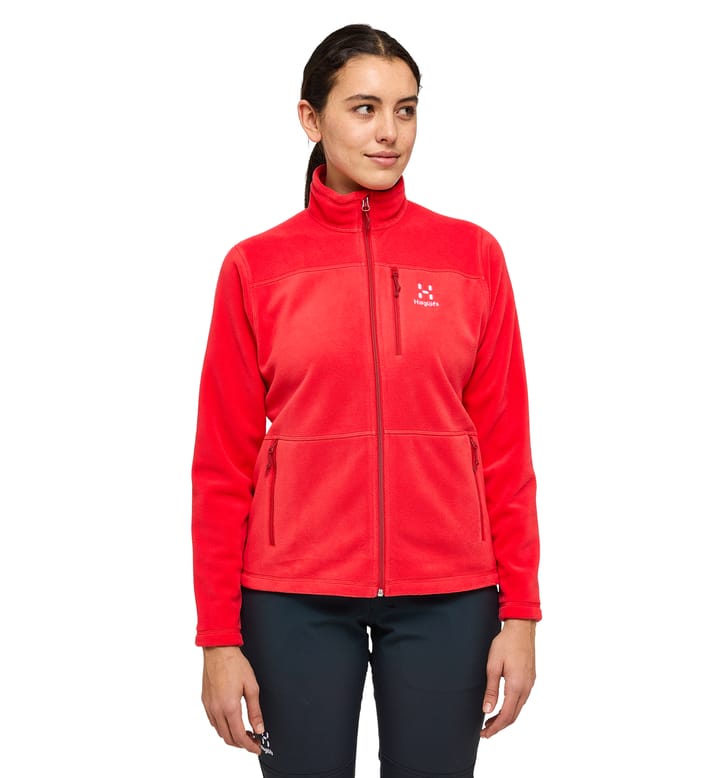 Kaise Mid Jacket Women Poppy Red