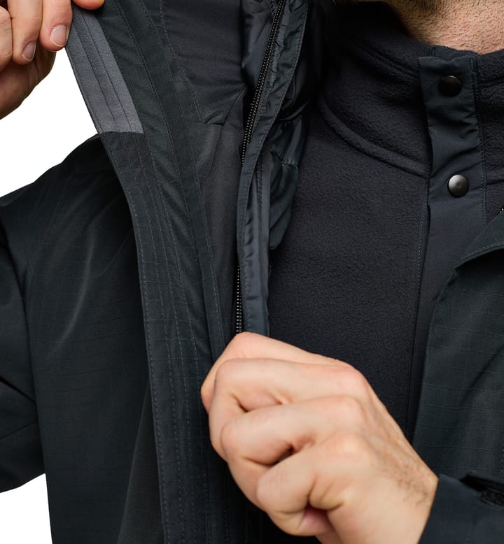 Ek 3-in-1 Proof Jacket Men True Black Ek 3-in-1 Proof Jacket Men True Black